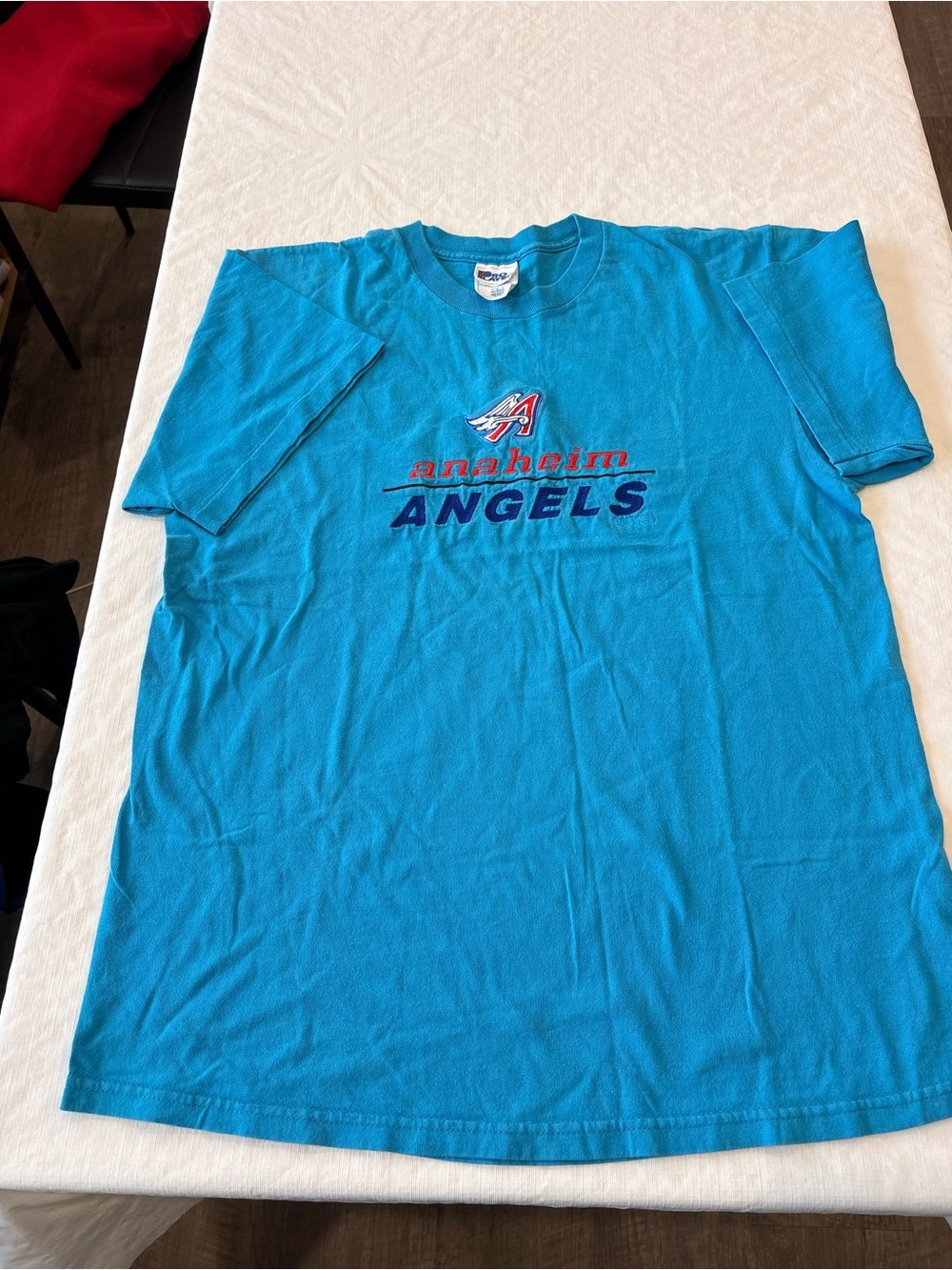 Vintage Pro Player Bright Teal Anaheim Angels Tee